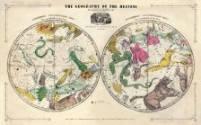 Geography of the Heavens, Northern - Southern
